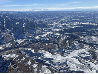 209 a1n. aerial - canyonlands - Green River, Desolation Canyon, Book Cliffs