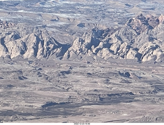 225 a1n. aerial - canyonlands - San Rafael swell (or reef)