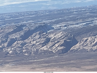 227 a1n. aerial - canyonlands - San Rafael swell (or reef)