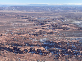 230 a1n. aerial - canyonlands - toward hanksville