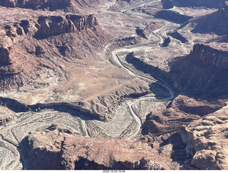 263 a1n. aerial - canyonlands - Dirty Devil airstrip