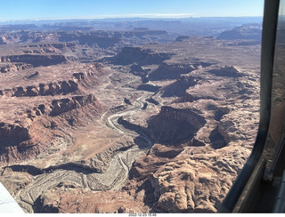 265 a1n. aerial - canyonlands - Dirty Devil airstrip