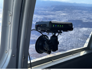 291 a1n. aerial - canyonlands - my trusty ADS-B-in to detect traffic - out here there is no traffic