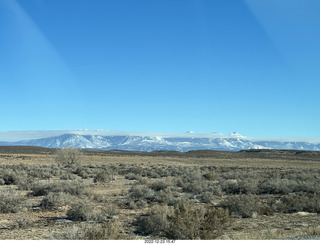 334 a1n. Lasalle Mountains with clouds