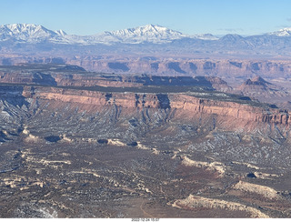 83 a1n. aerial - Cataract Canyon area - Henry Mountains