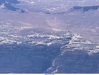 99 a1n. aerial - Cataract Canyon - Brown's Rim airstrip (U639)