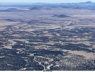 173 a1n. aerial - volcanos north of Humphries Peak