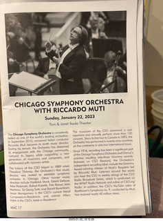 Philadelphia Orchestra program 1986may02 autographed by Riccardo Muti