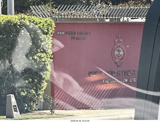 111 a1s. Astro Trails - Perth tour  - Royal Perth Yacht Club sign