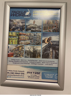 16 a1s. Astro Trails - Exmouth sign