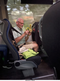 263 a1s. Astro Trails - Australia - rest stop - taking a picture of fruits