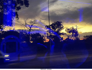 274 a1s. Astro Trails - Australia - driving sunset