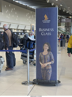 6 a1s. Singapore Airline Business Class - ah, memories