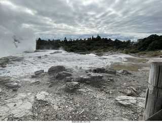 133 a1s. New Zealand - Thermal Hot Springs - Te Puia - steam and geyser