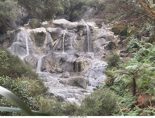 237 a1s. New Zealand - Hell's Gate - mud and thermal walk - waterfall