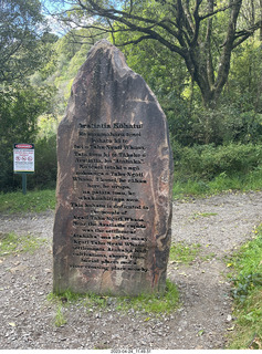 32 a1s. New Zealand - dam opening rock