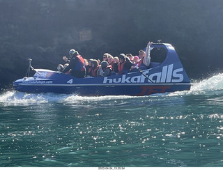 124 a1s. New Zealand - Huka Falls River Cruise + another boat