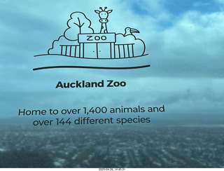 New Zealand - Auckland Sky Tower 51st floor Auckland Zoo ad