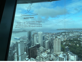 New Zealand - Auckland Sky Tower 51st floor view down through glass