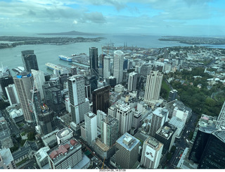 New Zealand - Auckland Sky Tower 51st floor view signs