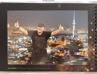 27 a1s. New Zealand - Auckland Sky Tower brochure + Adam