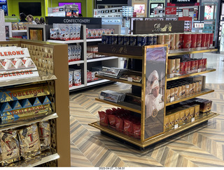 74 a1s. New Zealand - Auckland Airport - lots of chocolate