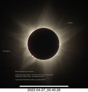 86 a1s. total solar eclipse picture