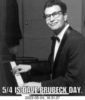 Dave Brubeck 'Time Out' autographied by Dave's sons Chris and Dan