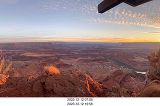 262 a20. Utah - Dead Horse Point - sunset