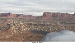 163 a20. aerial - Happy Canyon airstrip landing