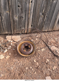 194 a20. Happy Canyon airstrip - old buildings and stuff