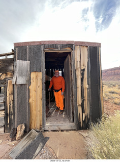 226 a20. Happy Canyon airstrip -  old buildings and stuff + Adam