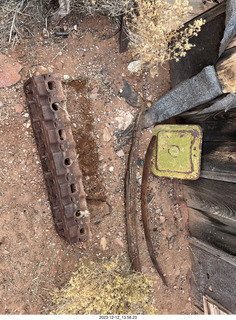 230 a20. Happy Canyon airstrip -  old buildings and stuff