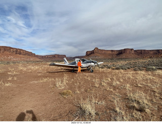 236 a20. Happy Canyon airstrip -  Adam + N8377W