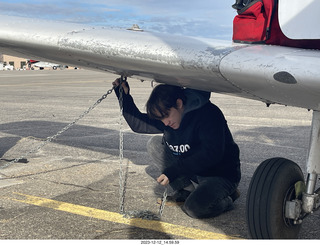 264 a20. Canyonlands Airport (CNY) - Tyler figuring out the non-working chain