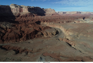 316 a20. Tyler drone photo - Hidden Splendor airstrip - Muddy Creek
