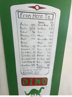 57 a20. Utah - Hanksville - From Here To wherever sign