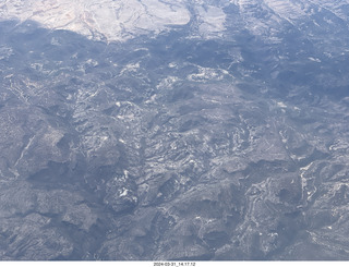 9 a23. aerial - airline flight to Mexico