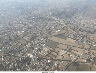 14 a23. aerial - airline flight to Mexico