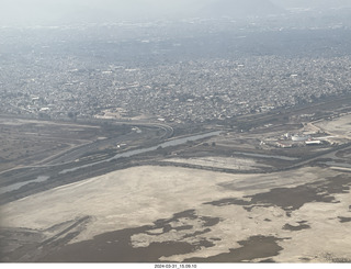 17 a23. aerial - airline flight to Mexico