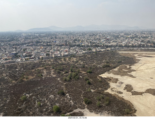 19 a23. aerial - airline flight to Mexico