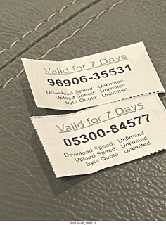 190 a24. Guadalajara hotel WiFi codes