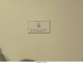 194 a24. sign on wall - test of iPhone camera