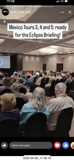 248 a24. Astro Trails image of briefing