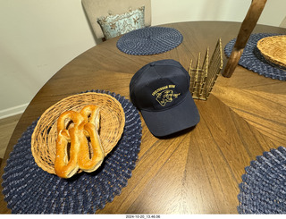 Cheltenham High Class of 1974 hat and Phillly soft pretzels