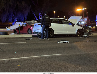 45 a2d. Scottsdale, Hayden Road, my car crash