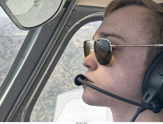 Tyler flying N8377W