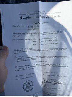 199 a2n. TF - fuel gage STC