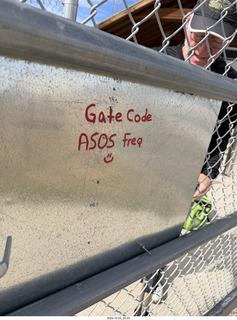 221 a2n. TF - Bryce Canyon Airport gate-code clue