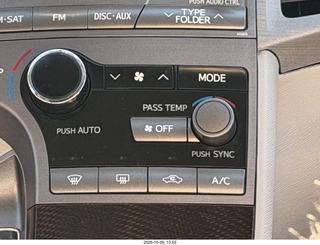 331 a2n. uneven, counter-intuitive HVAC knobs in a car